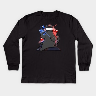 BeatSaber Cat Kids Long Sleeve T-Shirt